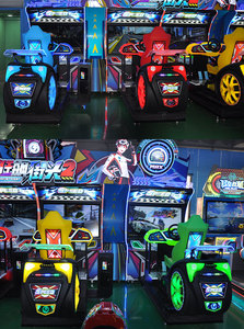 Arcade <b>Machine</b> New Racing Game Console With Metal Construction English Support 6 Years for Indoor <b>Amusement</b> Use - Product Image 5
