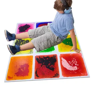 Jouets pour enfants, tapis liquide pour sol, ensemble de sol décoratif sensoriel, jouets pour l'autisme, sol - Product Image 1