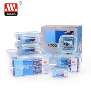 Caja de plástico hermética para guardar alimentos, recipiente hermético para comida, apto para microondas, sin BPA - Product Image 2