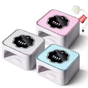 Séchoir à ongles UV LED intelligent 2-en-1 SUN BT-<span class=keywords><strong>23</strong></span> 288W 2026 avec capteur, strass et 45 LED, lampe UV LED ABS avec USB - Product Image 1