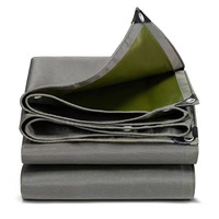 Bâche industrielle antistatique en PVC tissé durable, haute résistance à l'abrasion, imperméable, pour la construction et la protection de voitures
