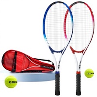 Raquette de tennis automatique pour entraînement individuel, en nylon léger et durable, pour adultes, entraînement en solo