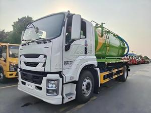 Camión de Succión de Aguas Residuales Isuzu 4x2 de 10000L, Precio de Fábrica, Motor Diésel con Transmisión Manual para Limpieza de Alcantarillado y Succión de Residuos Fecales - Product Image 5