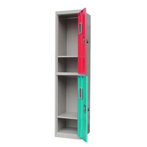 Sports Locker Metal 2 Tier Box Locker Dormitory Single <strong>Wardrobe</strong> Bedroom Clothing <strong>Wardrobe</strong> - Product Image 1