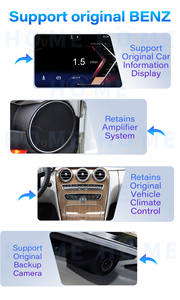 Pantalla Multimedia para Automóvil con Sistema Linux de 12.3 Pulgadas para Mercedes-Benz Clase GLE <span class=keywords><strong>GLS</strong></span> 2016-2018, Consola <span class=keywords><strong>Central</strong></span> Carplay, Navegación GPS - Product Image 5