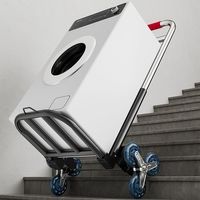 Chariot à main pliable robuste pour monter les escaliers avec un design à 6 roues Tri-Star pour les déménagements domestiques et l'utilisation en entrepôt