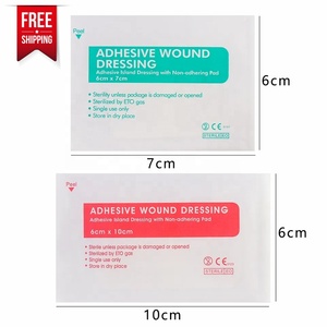 Sentrymed Miễn Phí Vận Chuyển 6*10Cm Thoáng Khí Tự Dính Vết Thương Mặc Quần Áo Ban Nhạc Viện Trợ Băng Lớn Vết Thương Viện Trợ Đầu Tiên Vết Thương Cầm máu - Product Image 2