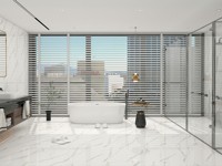 Offre Spéciale – Carreaux de Sol en Porcelaine 600x600 (60x60) – Carreaux Céramiques Émaillés Brillants Effet Marbre pour Villa et Salon de Luxe