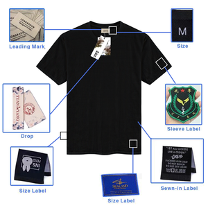 เสื้อยืดคอกลมชายรุ่นเฮฟวี่เวทเสื้อยืดผ้าฝ้ายแขนสั้นเสื้อลำลองผ้าเจอร์ซี่แบบธรรมดาถักแบบไม่มีลาย - Product Image 4