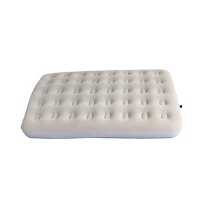 Matelas gonflable double d'extérieur, 22 cm d'épaisseur, rectangulaire, portable, pour le camping et la maison, tapis de couchage pliable - Product Image 2
