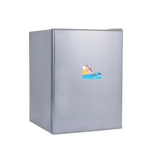 Réfrigérateur d'excellente qualité de 90 litres avec système hors réseau à porte unique fonctionnant à l'énergie solaire pour une utilisation efficace en extérieur