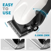 Tondeuse de Barbier WAIKIL Professionnelle sans Fil Rechargeable pour Hommes WL-6001
