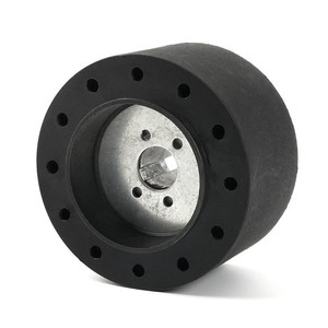 Adaptateur de volant en alliage d'aluminium 19 mm pour bateau marin, base de commande de direction noire - Product Image 4