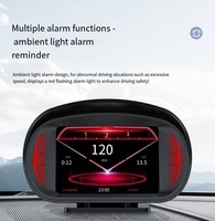 Jauge intelligente universelle OBD2 + GPS Écran de 3.5 pouces HUD P2 Affichage tête haute Instrument numérique intelligent Compteur de vitesse OBDII