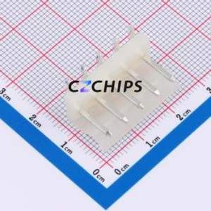 5.08-5AW Wire-to-Board Pin Header Bent Lead Through Hole,P=5.08mm Connector 1x5P 5.08mm Right Angle Insert 5P - Product Image 1