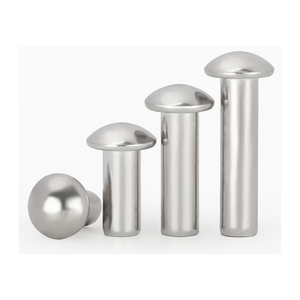 Đinh Tán Đầu Nấm A4 ANSI AISI 304 316 316L A2 Bằng Thép Không Gỉ Đế Quốc Hệ Mét DIN674 - Product Image 6