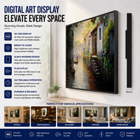 Écran publicitaire LCD mural carré 1:1 avec SDK intégré pour centres commerciaux et métros – Moniteur d'affichage commercial
