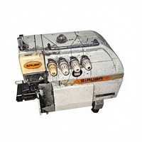 Machine à coudre à plat Sirubas 747F de haute qualité, marque Guangdong, usage domestique, moteur 4500 points/min, épaisseur 13 mm, occasion