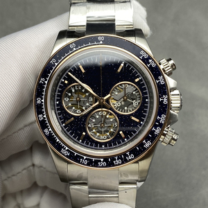 Reloj mecánico automático esqueleto Carnival para hombre, relojes de lujo, fase lunar luminosa, tourbillon multigiratorio, 41mm, miyota - Product Image 1