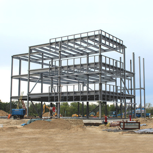 Structure d'entrepôt en acier I-Beam sur mesure pour usage industriel, surface galvanisée à chaud, durée de vie de 50 ans, charge de vent de 150 km/h - Product Image 1