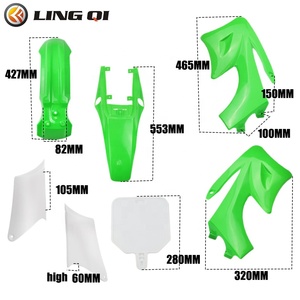 LINGQI accessori per moto in plastica parafango parafango ruota parafango per cinese Apollo Off Road moto Pit Dirt <span class=keywords><strong>Bike</strong></span> - Product Image 5