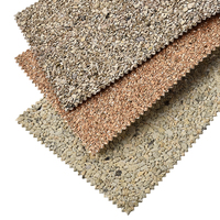 Papier peint acoustique texturé en paille gaufrée pour projets hôteliers et de bureaux, en fibres naturelles
