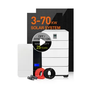 Power Dream Chinese Suppliers 5Kw 10Kw Energy Complete Kit 6Kw Hybrid Solar Photovoltaic Panel System With Battery