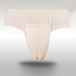 Slip da <span class=keywords><strong>uomo</strong></span> traspiranti in cotone, intimo gay, slip modellanti per nascondere il pene - Product Image 1