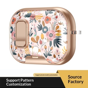 Funda Protectora de TPU con Diseño Floral/Animal Personalizado, Universal, para Auriculares <span class=keywords><strong>AirPods</strong></span> <span class=keywords><strong>Pro</strong></span> 2, 3 y 4.ª Generación, Pintada con Spray - Product Image 1