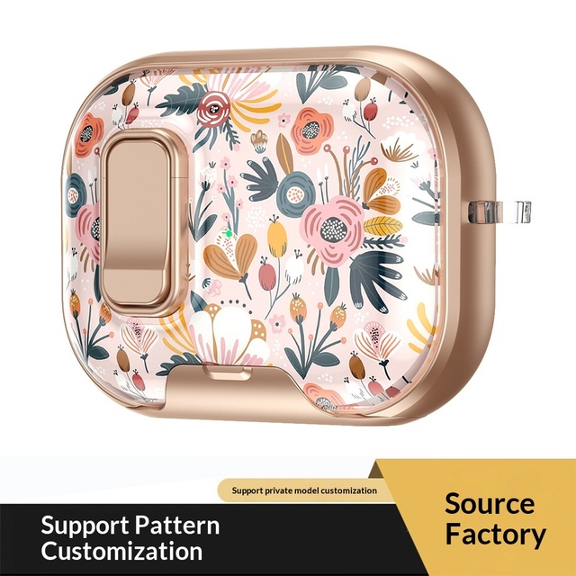 New Style Universal Fit Customized Floral/Animal Design TPU Protective Case for AirPods Pro 2 3 4th Gen Earphones Spray Painted