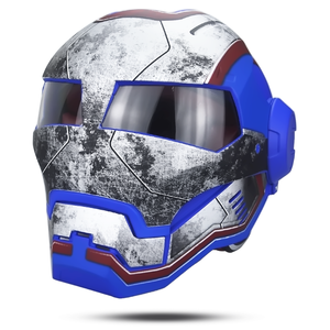 <span class=keywords><strong>Masei</strong></span> 601 demir vatansever Helmetss motosİklet Capacete, lente dupla, viseira İç, kişiselleştirilmiş kask mavi cascos para moto - Product Image 1