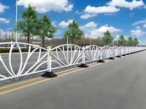 Мобильный городской барьер безопасности дорожного движения, ограждение для дорожного движения, ограждение для ограждения, ограждение из цинковой стали, муниципальное ограждение от мобильного ограждения - Product Image 2