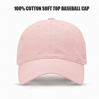 Casquette de baseball en sergé de coton à 6 panneaux avec broderie personnalisée, non structurée, style « Dad Hat », visière incurvée réglable, unisexe, pour le golf
