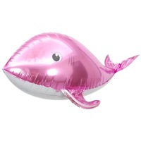 Nouveau gros gonflable hélium mer poisson ballons fête d'anniversaire jouet unique unisexe cadeau jouet imprimé 4d dauphin poisson ballon feuille