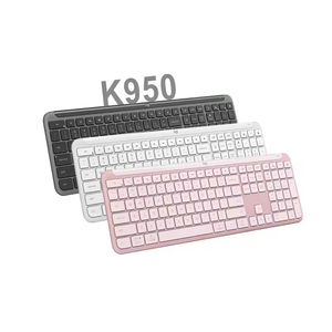 Original Logitech Signature K950 Ultra Slim Silent Wireless <b>Keyboard</b>, Full Size with Numeric Keypad,Office <b>Keyboard</b> for Windows - Product Image 2