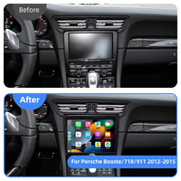 Autoradio 8.4 "8 cœurs pour Porsche Boxster 718/911 2012-2018 autoradio lecteur multimédia automatique sans fil Carplay unité principale GPS WIFI
