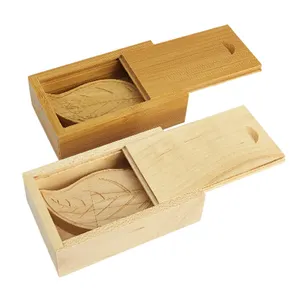 USB2.0 Wooden Promotional Gifts Wooden Pen Drive 32G USB Flash Drive Bamboo Cle USB 8GB 16GB 64GB 128GB Free Laser Logo
