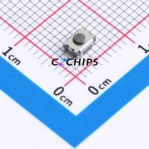 TSB34312-020B512BA-R3000 Tactile Switch SMD,4x3mm Switch Single Pole Single Throw Round Button 2.8N 4mm - Product Image 1