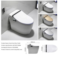 Toilette intelligente CASINO WC salle de bain capteur automatique rinçage électrique une pièce toilette intelligente sans réservoir