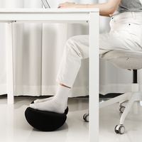 Coussin de pied orthopédique antidérapant, 1 pièce, mousse à mémoire de forme, sous le bureau, soulagement