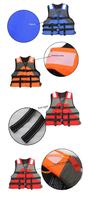 Rompi Pelampung Dewasa Busa EPE Logo Kustom, Jaket Penyelamat untuk Surfing, Wakeboarding, Rafting, Reflektif, Bersertifikasi CE, untuk Laut Lepas