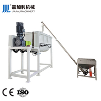 Mezclador Industrial Horizontal de Acero Inoxidable con Alimentador Eléctrico, Mezcladora Continua para Detergentes, Granos y Polvos