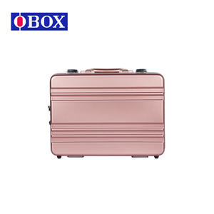 Boîte à outils en aluminium Obox 30L, portable, finition rose gold poli, pour instruments de précision et échantillons - Product Image 5