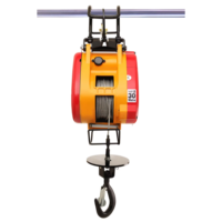 Treuil électrique portable ROHO 220V, mini palan 500kg 300kg 180kg, treuil de chantier avec câble en acier de 30M, idéal pour atelier de construction, nouveau modèle en vente au détail
