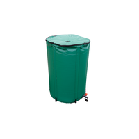 Réservoir d'eau de pluie flexible de 500 L, baril de pluie pliable pour le stockage d'eau