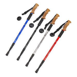 Bâtons de marche, bâtons de montagne, bâtons de trekking pliables ultralégers en aluminium pour la marche, la course sur sentier - Product Image 2