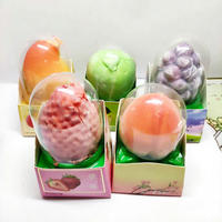Vente en gros OEM de bâtonnets glacés 3D en forme de fruits, pêche et chocolat, 75g*12pcs/ctn, snacks congelés exotiques
