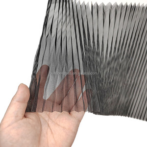 Vật liệu polyester tùy chọn PP thép không gỉ xếp li lưới được sử dụng trong cửa và cửa sổ có thể thu vào lưới sử dụng để chống côn trùng - Product Image 2