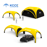 KCCE Stand de vendeur de tente de gazebo gonflable de conception de dôme d'air léger et facile à installer pour les événements de course de marathon
