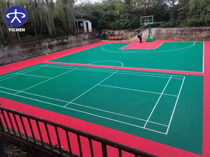 Azulejos deportivos entrelazados multiusos para fútbol sala, baloncesto, tenis, bádminton, hockey, cancha de patinaje - Product Image 2